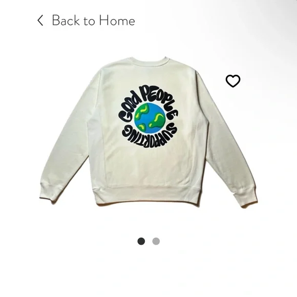 ZERO8ONE5 Good People Supporting Graphic Sweatshirt Size XXL - Picture 8 of 9